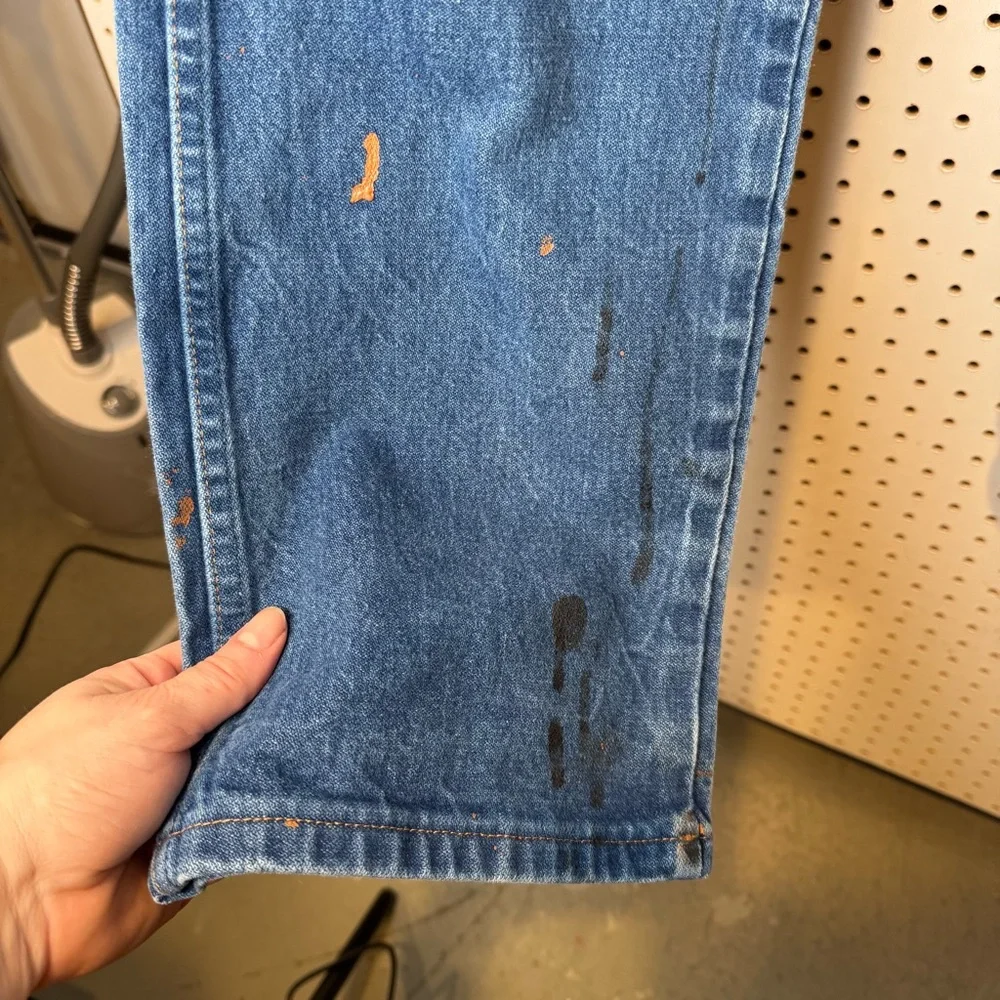 Wrangler | Faded Distressed 936 Cowboy Cut Rigid Slim Fit Jeans 936DEN‎ 36x36